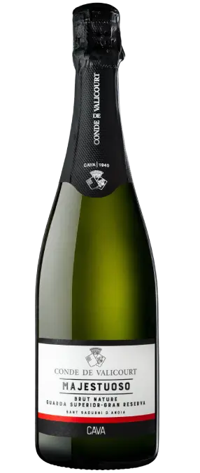 Majestuoso cava brut nature gran reserva 4 años - DO Cava